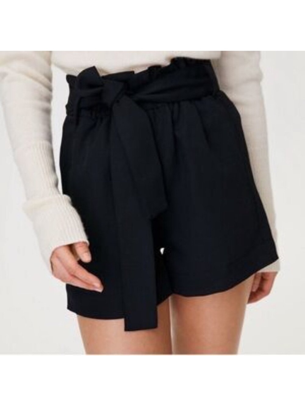 High-Waist Paperbag Tie-Waist Shorts - Wilfred